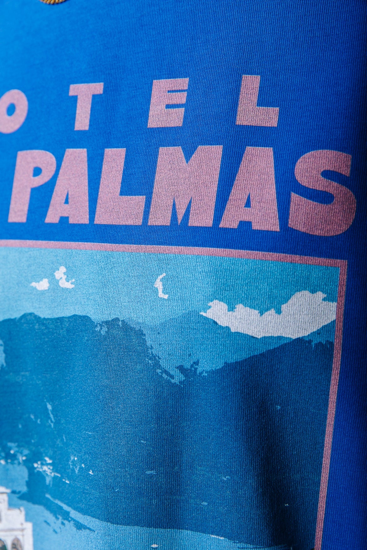 Las Palmas loose fit tee - blue