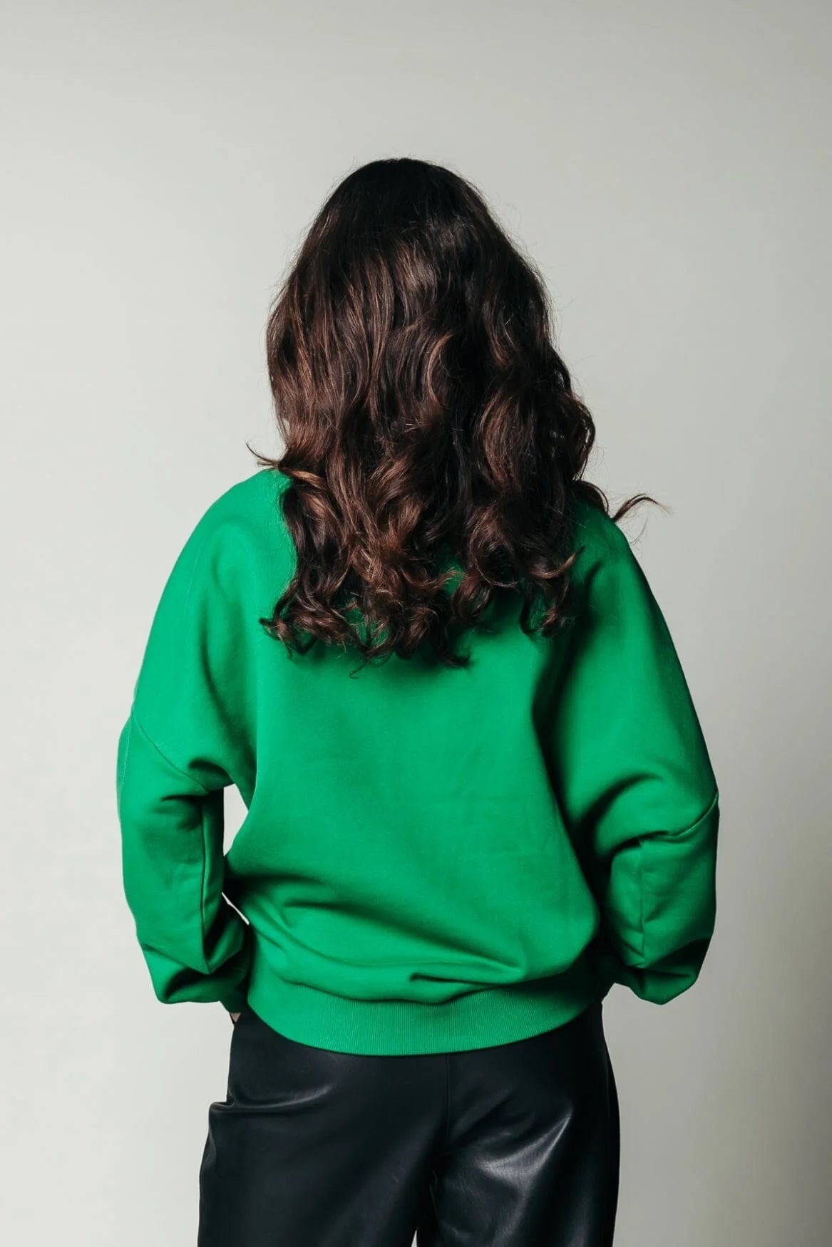 Rebel embro sweater - grass green