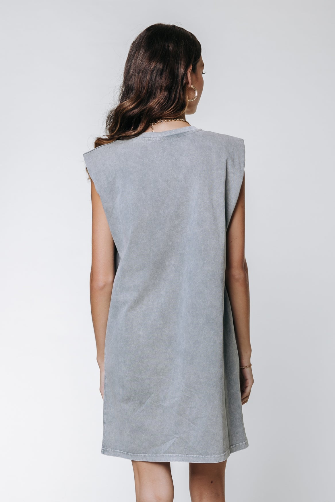 CR Summer Essence padded tee dress - grey