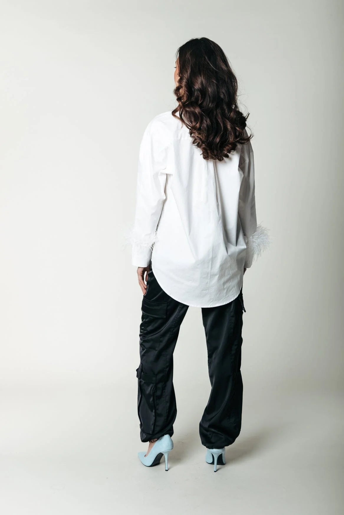 Talia Feather oversized blouse