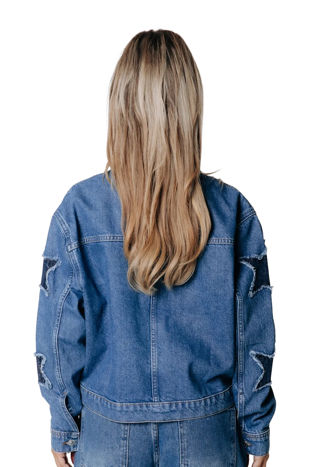 Jo Star Worker Jacket I Mid Blue denim