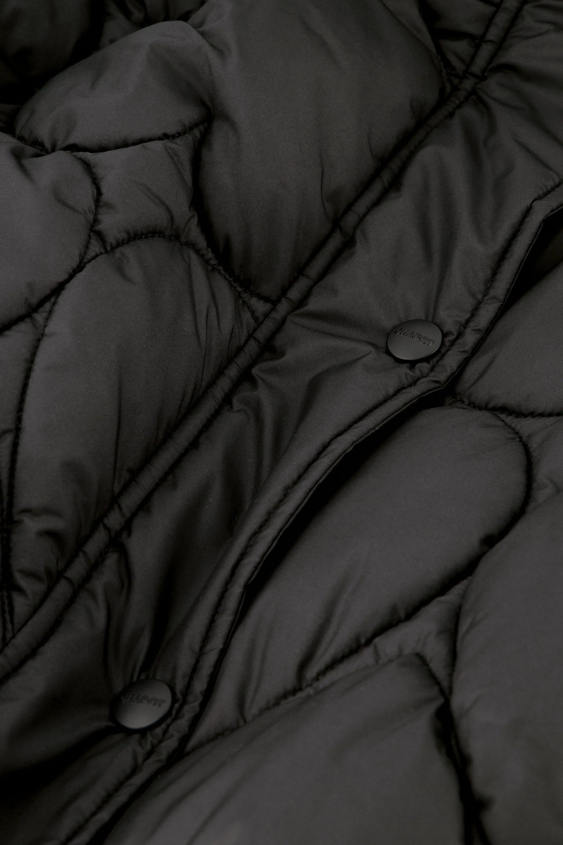 Prisca puffer short | black