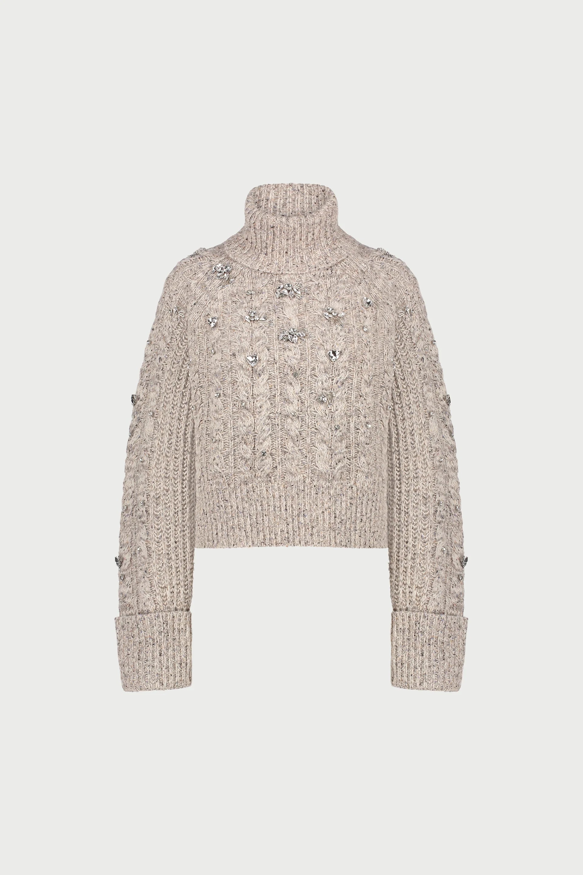 Jules pullover | rhinestones