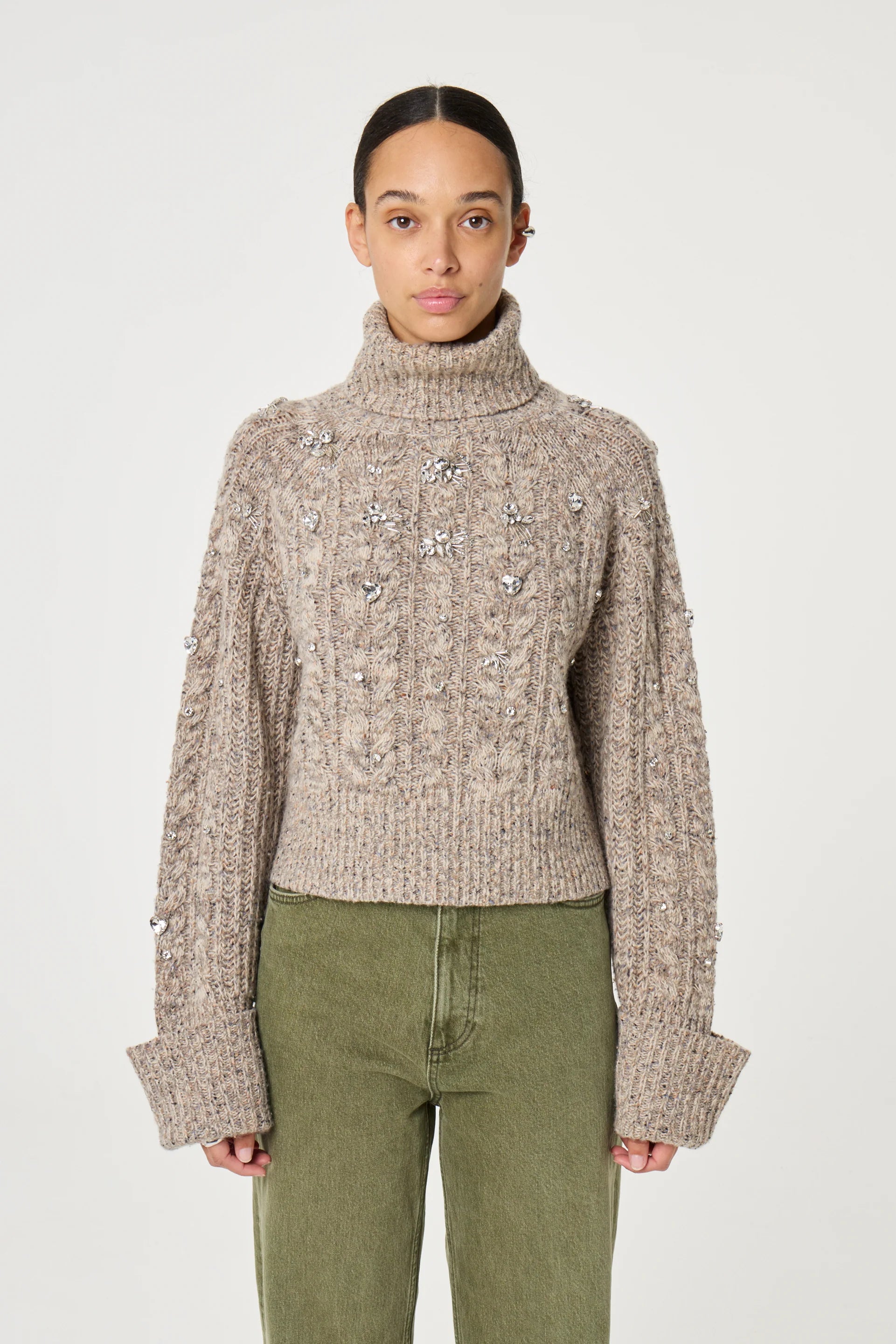 Jules pullover | rhinestones