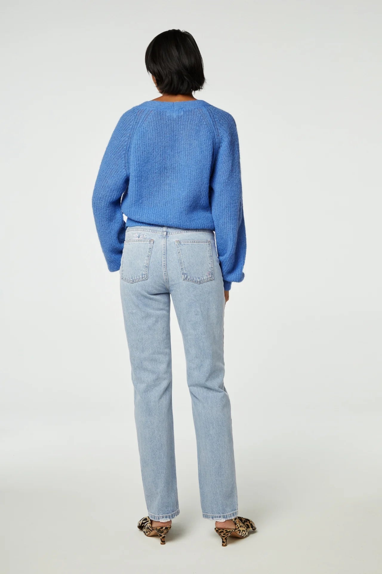 Casey cardigan - cornflower blue