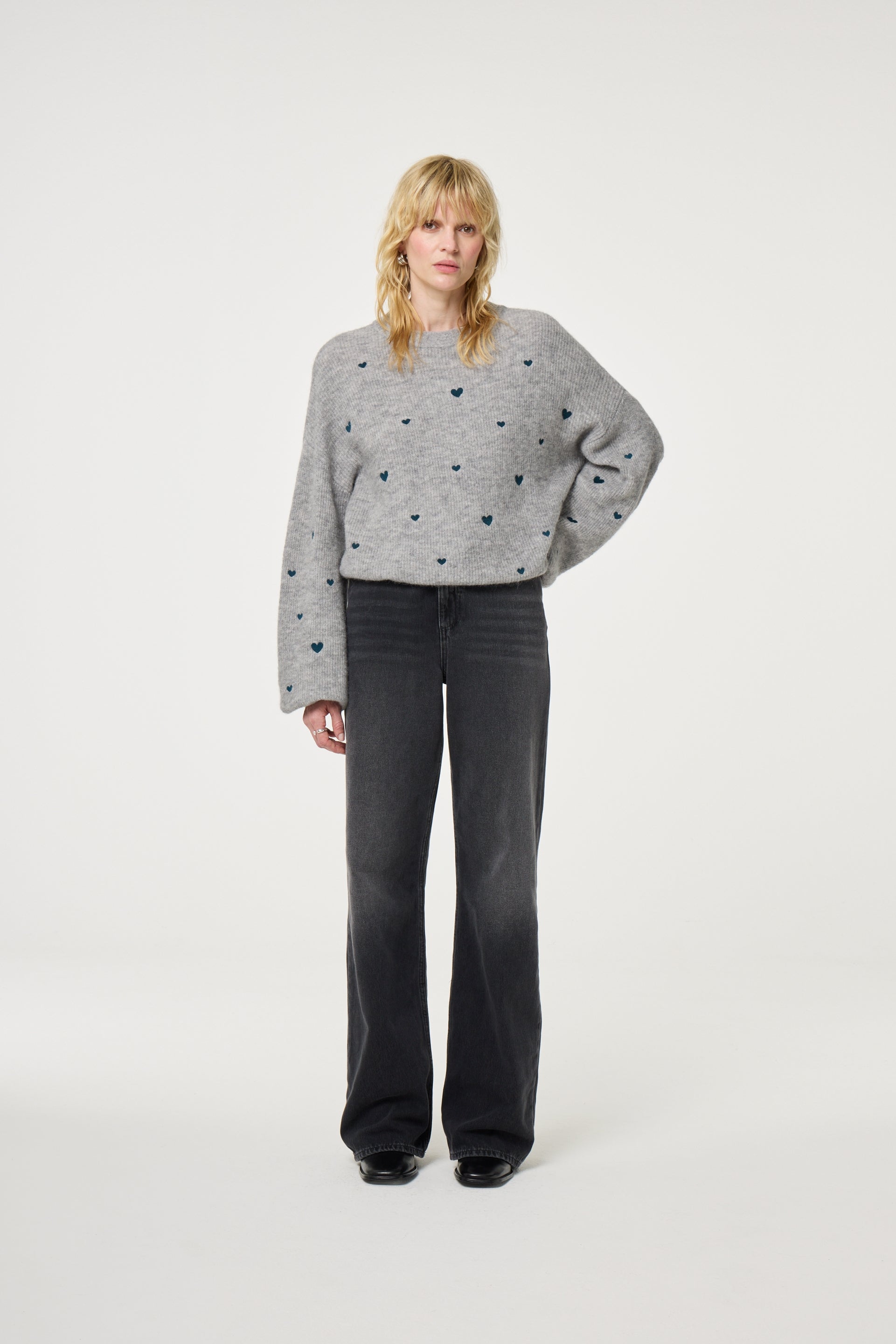 Lidia pullover | grey melange