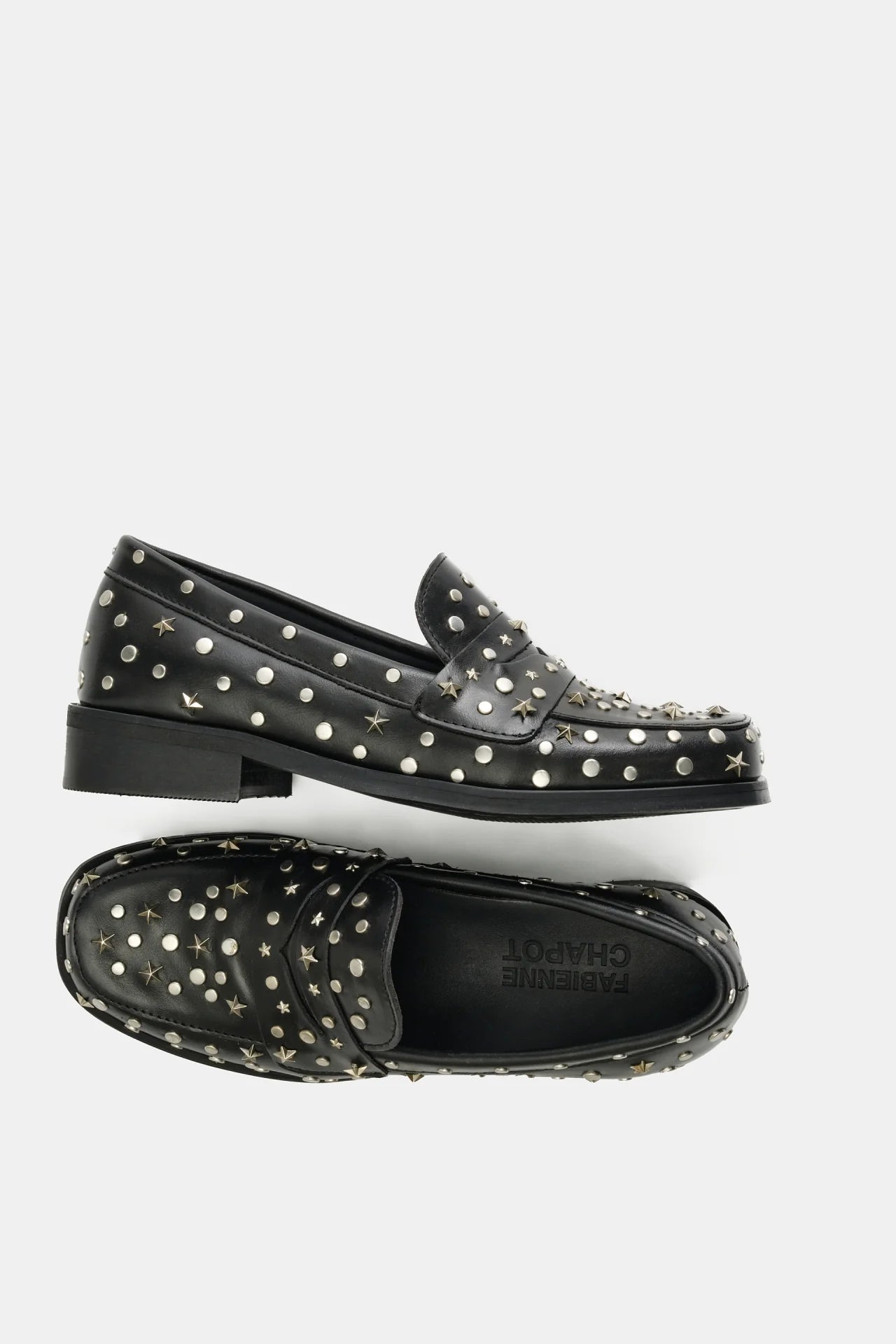 Pim studs loafers black - Main Image