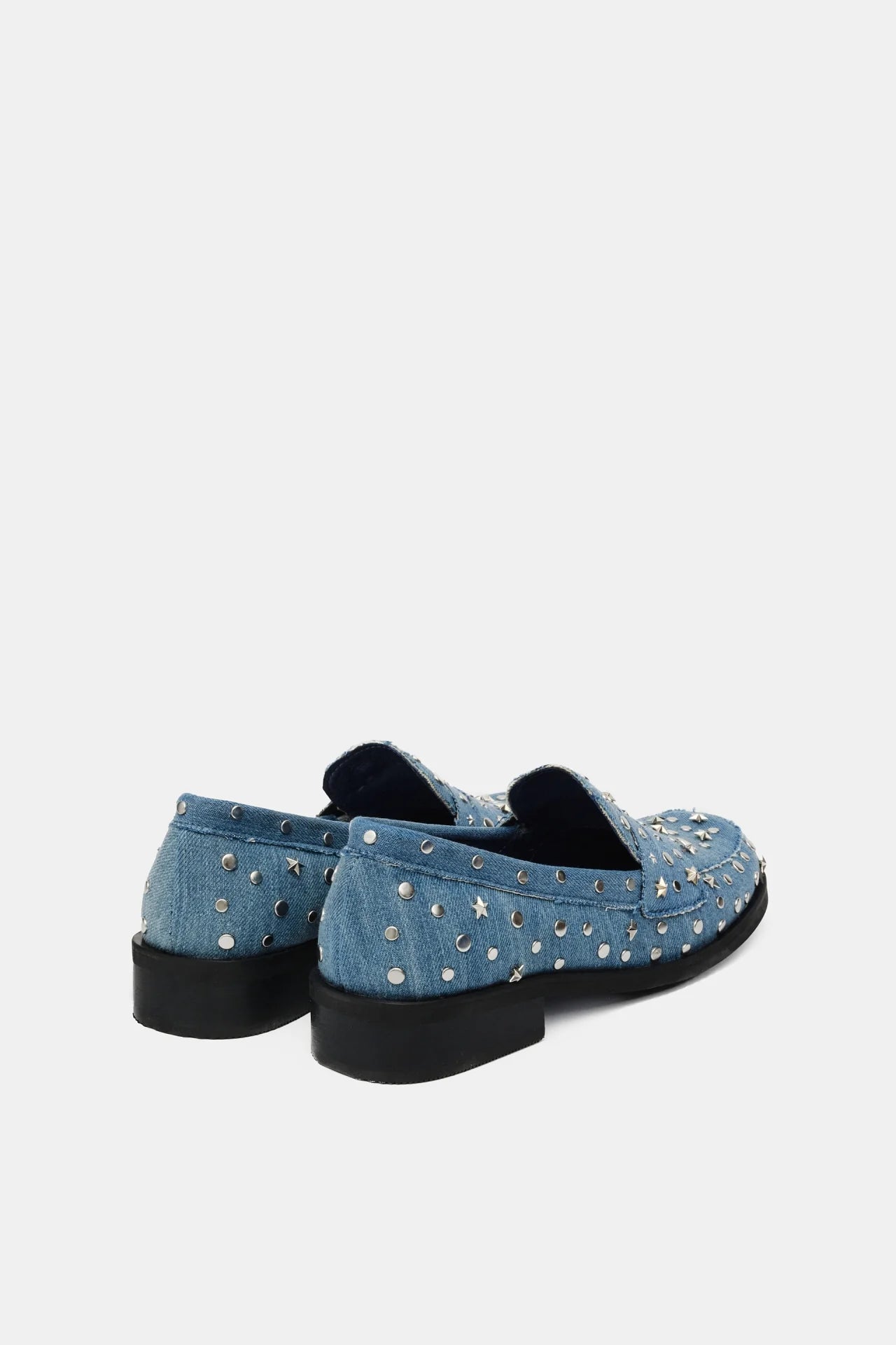 Pim studs loafers - denim