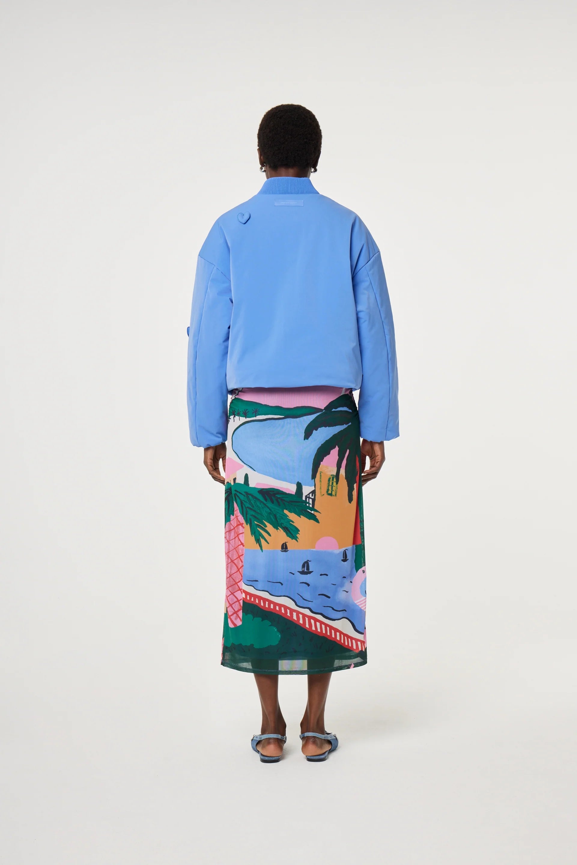 Hearty coat | marina blue