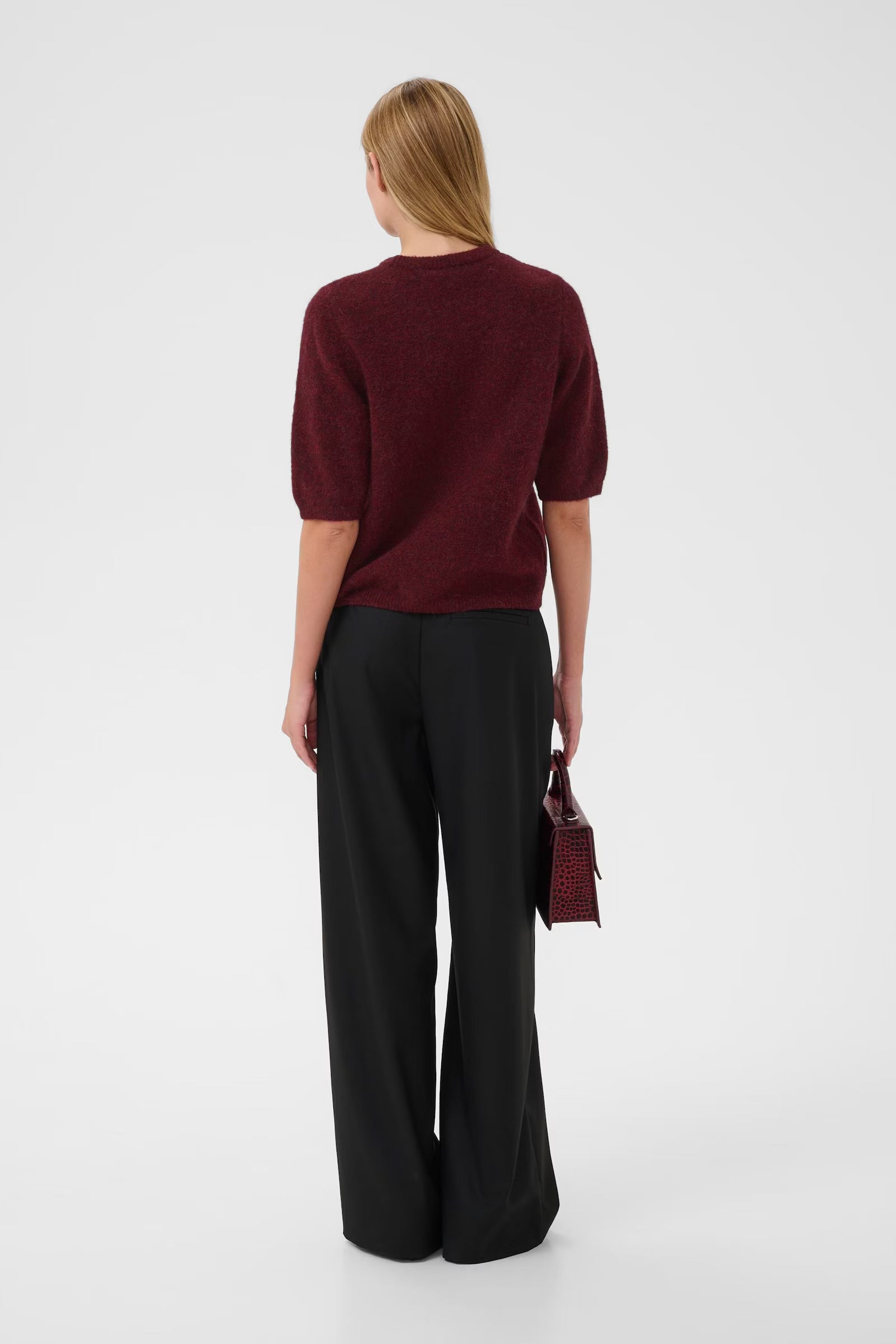 Alpha pullover | blood red melange