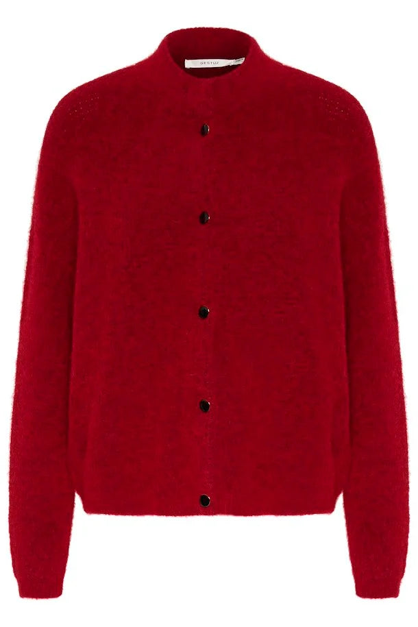 Alpha short cardigan red