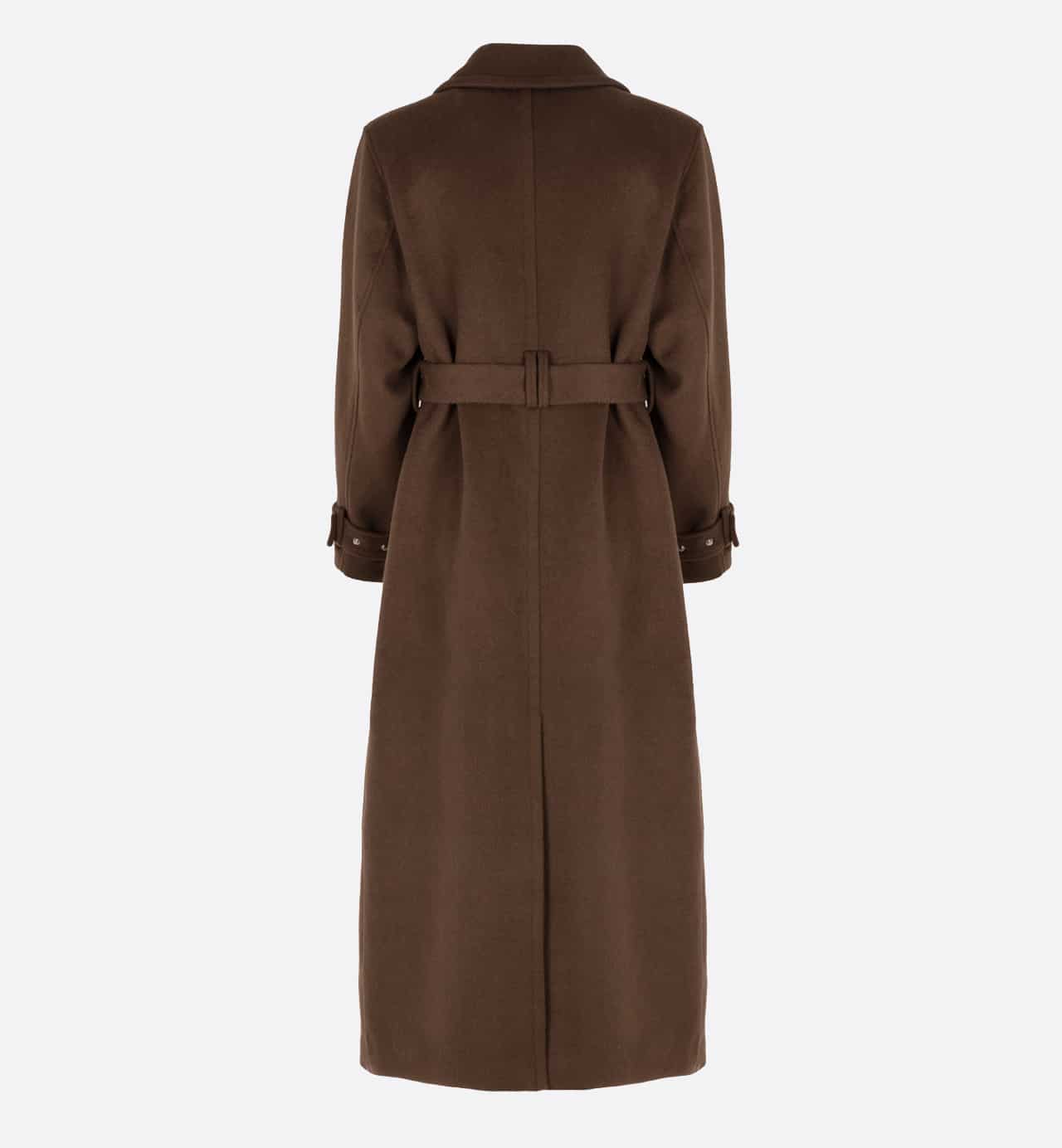 18 Wool trenchcoat | Hazelnut