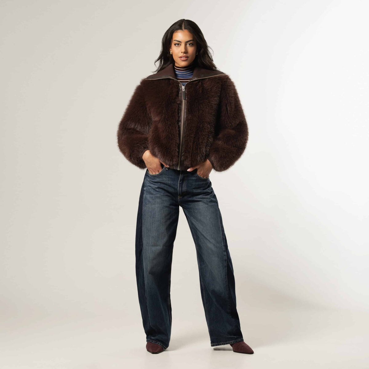 Jacket 6549477 | chocolate plum