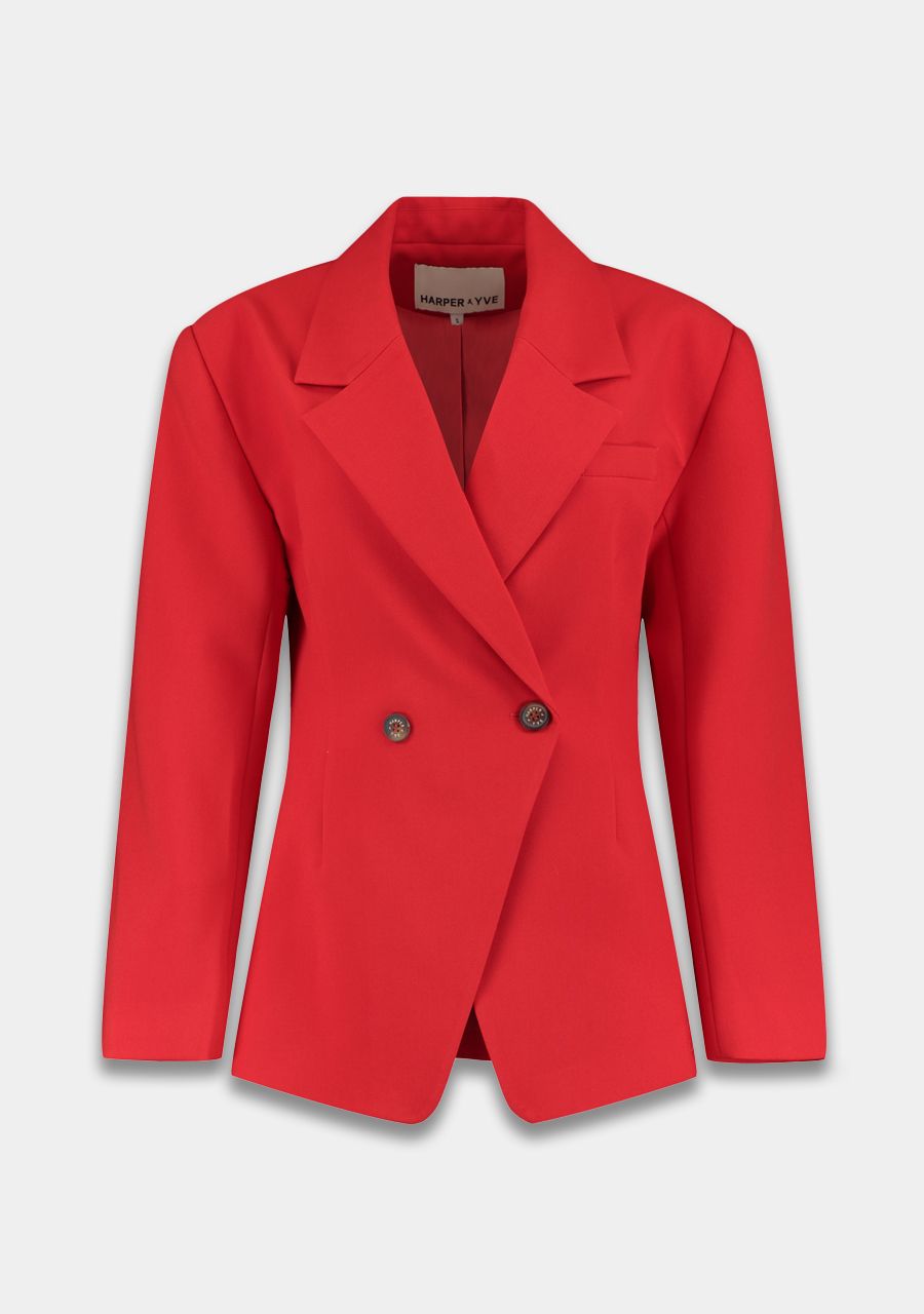 Anne blazer | poppy red