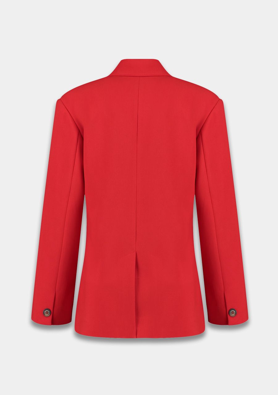 Anne blazer | poppy red