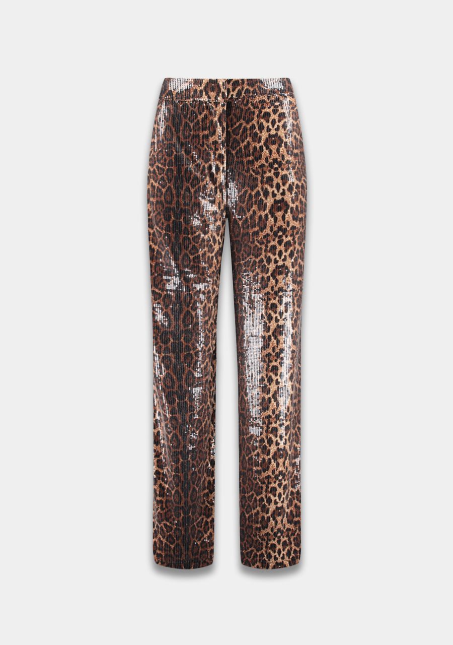 Holly sequin pants | lexie leopard