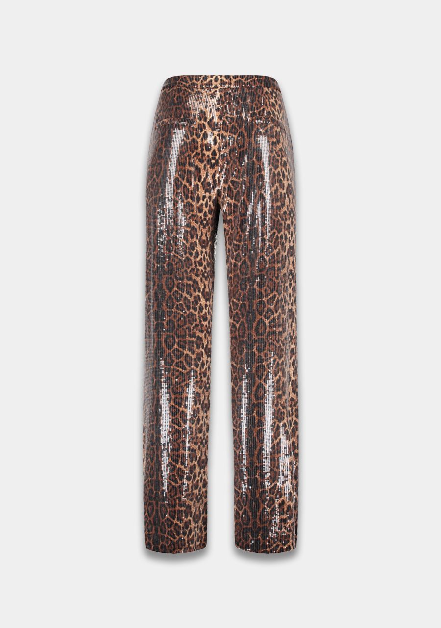 Holly sequin pants | lexie leopard