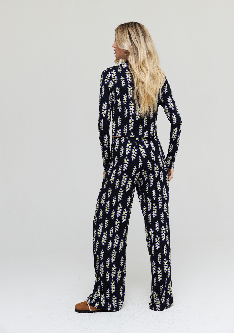 Jane flared print pants