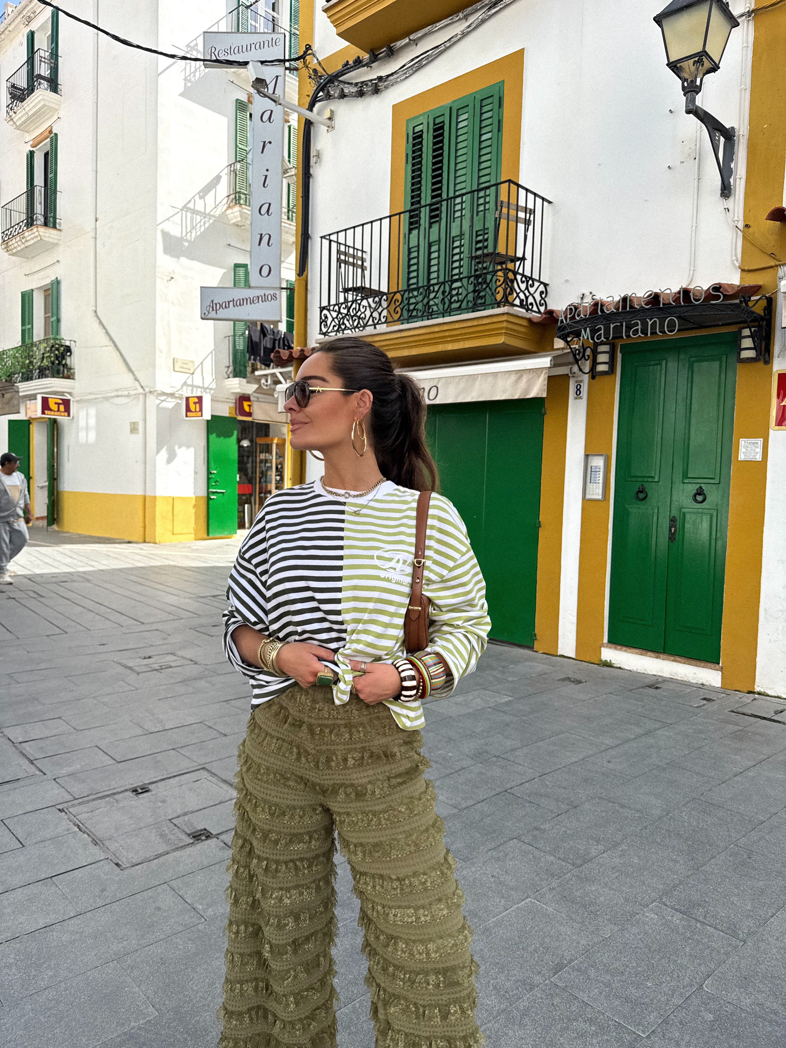 Lo ruffle pants | Avocado