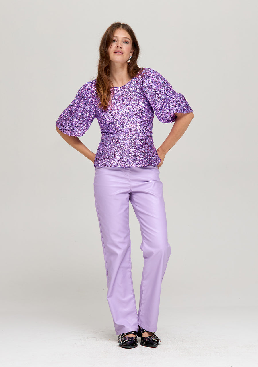 Marsja sequin top | violet