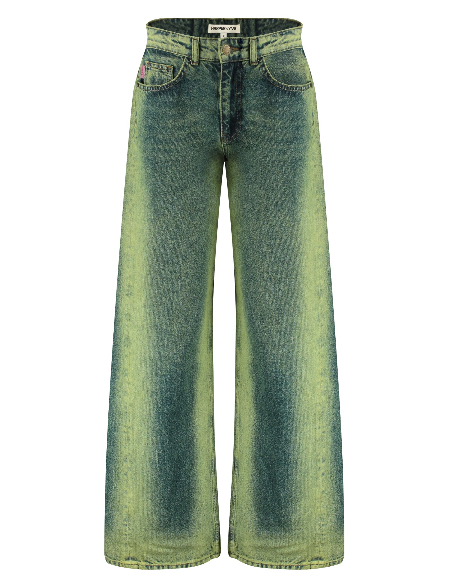 Mayra denim pants | herbal garden