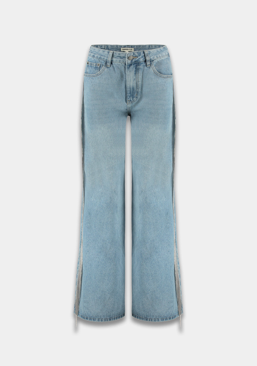 Mayro denim pants strass