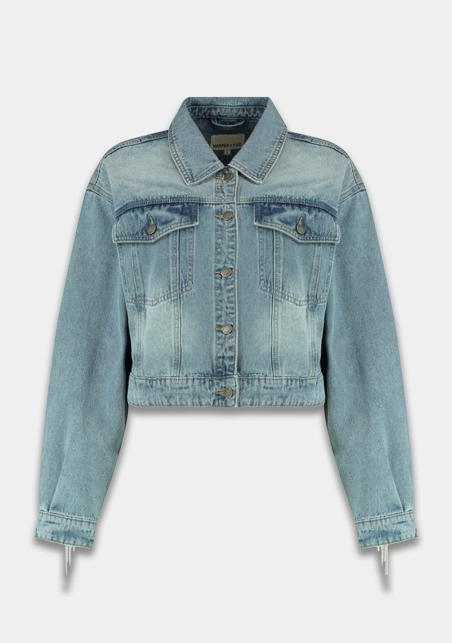 Millow denim strass jacket
