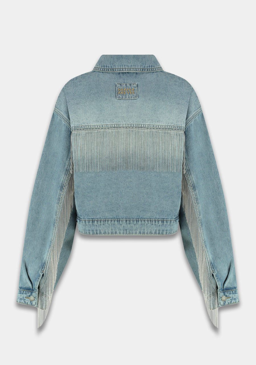 Millow denim strass jacket