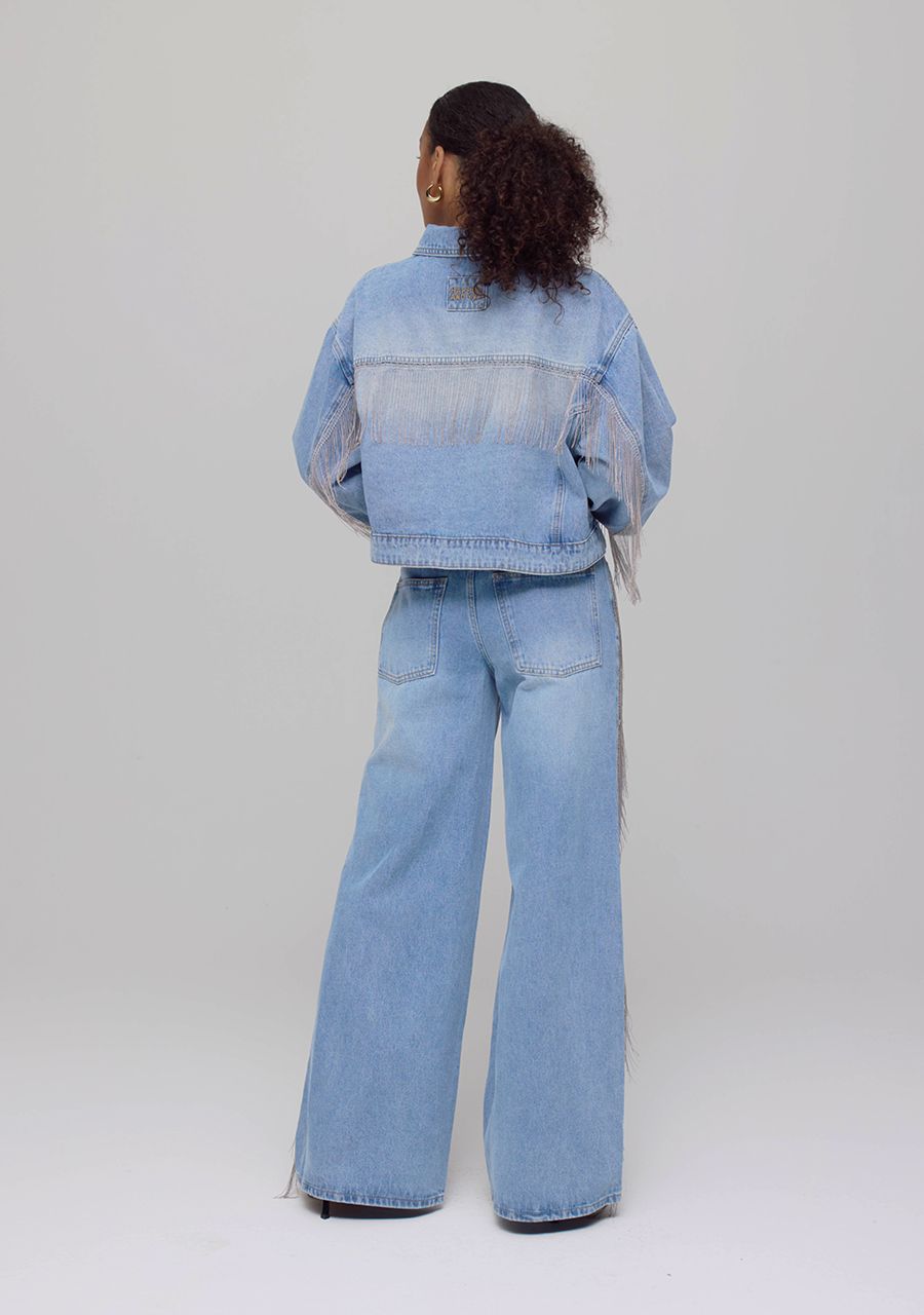 Millow denim strass jacket