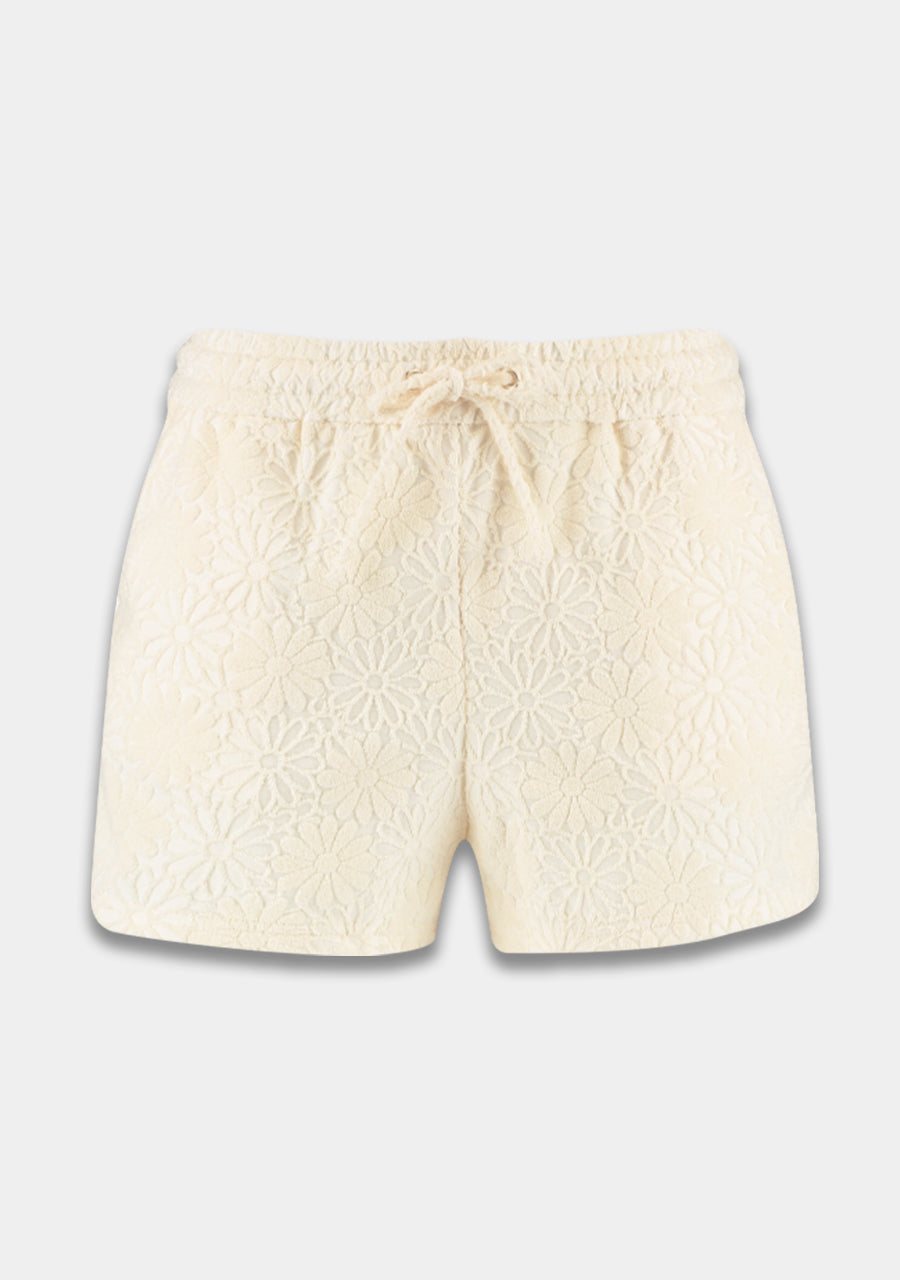 Terry shorts | cream white
