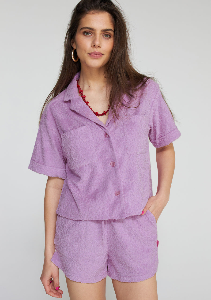 Terry top | lilac