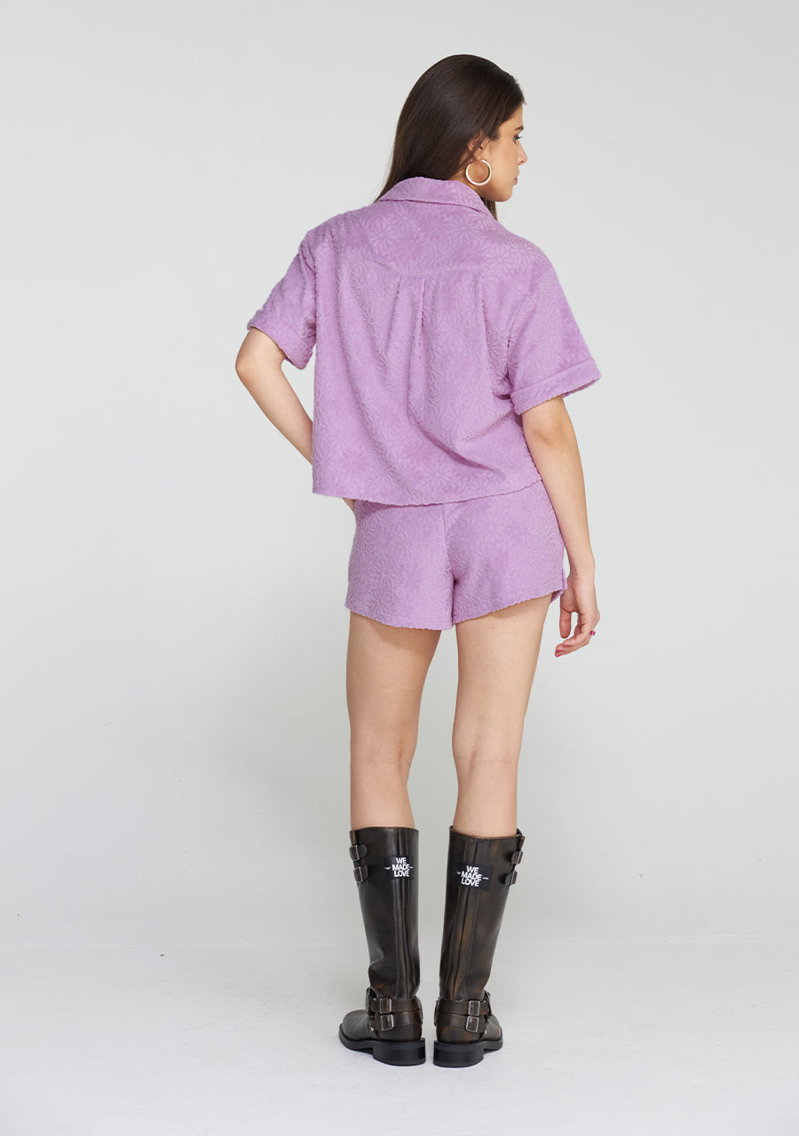 Terry shorts | lilac