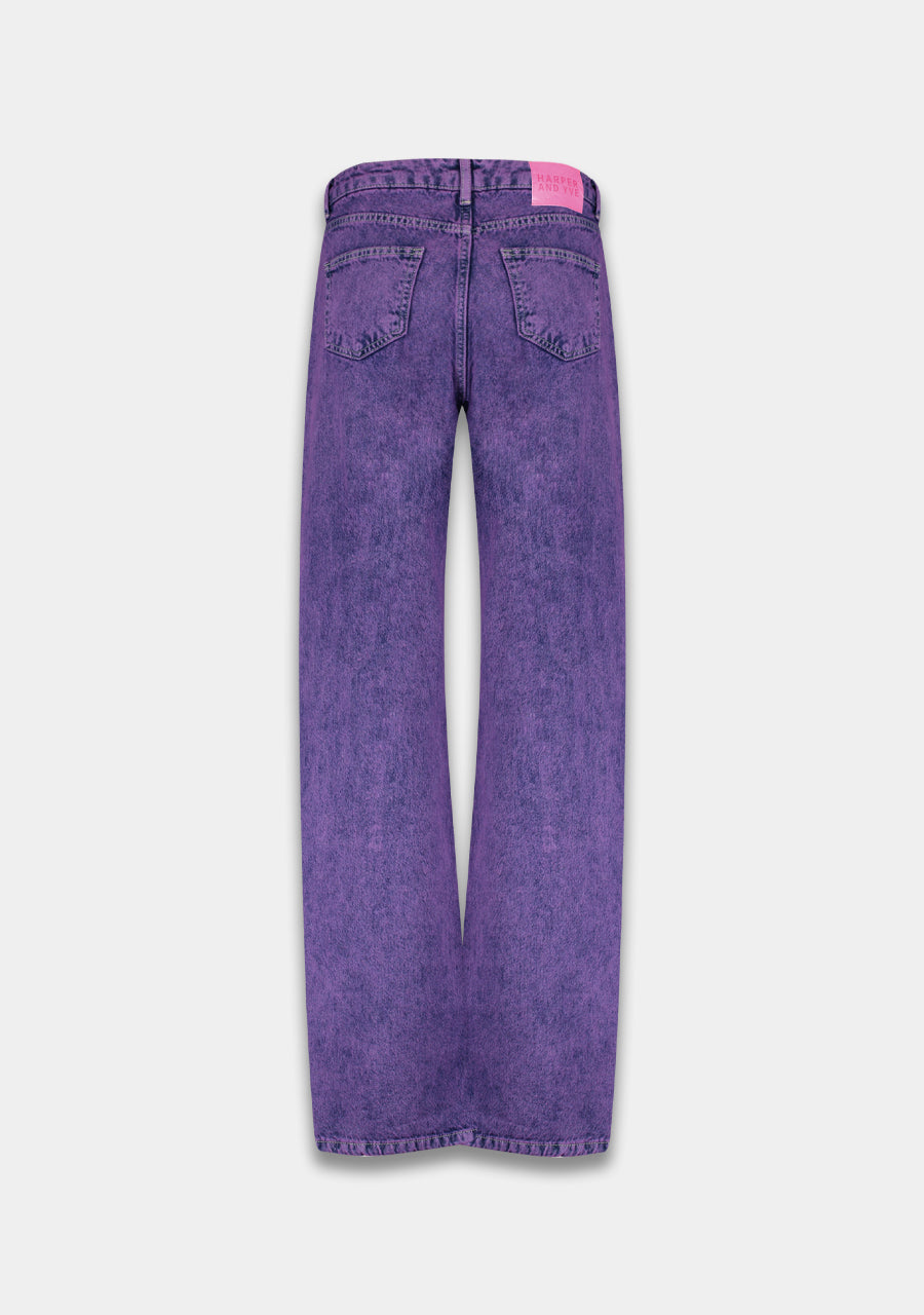 Yve denim pants | violet