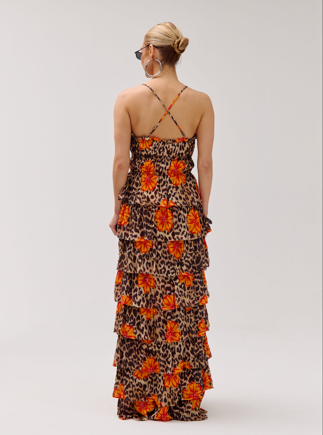 Dina dress | Lexie leopard bloom