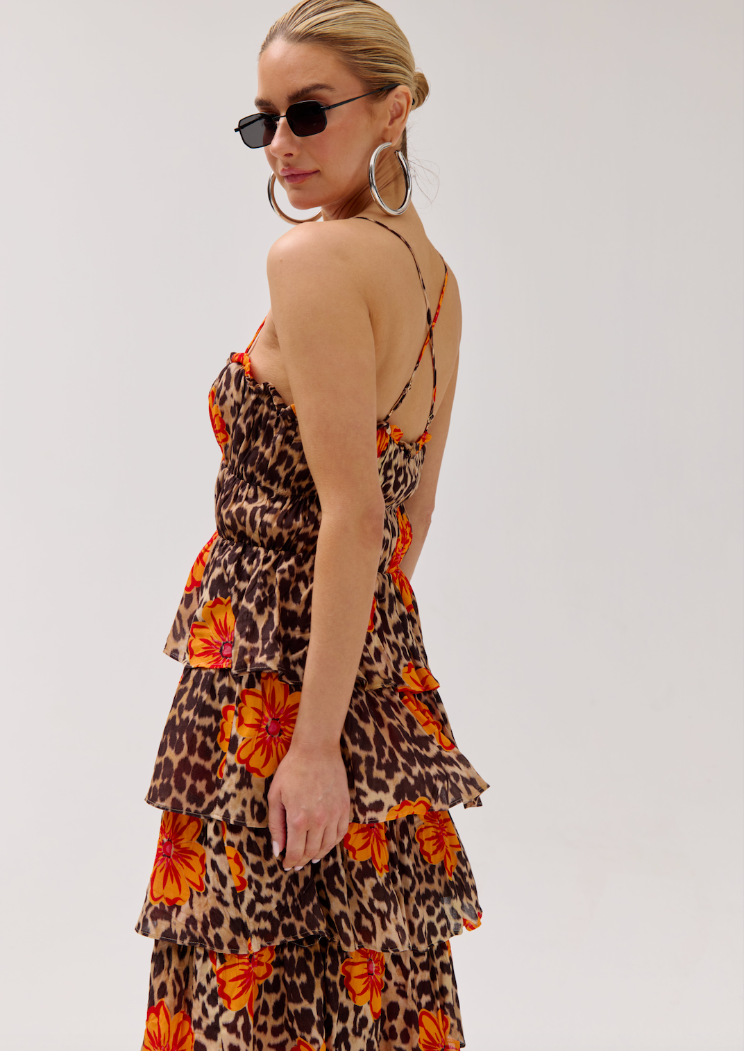 Dina dress | Lexie leopard bloom