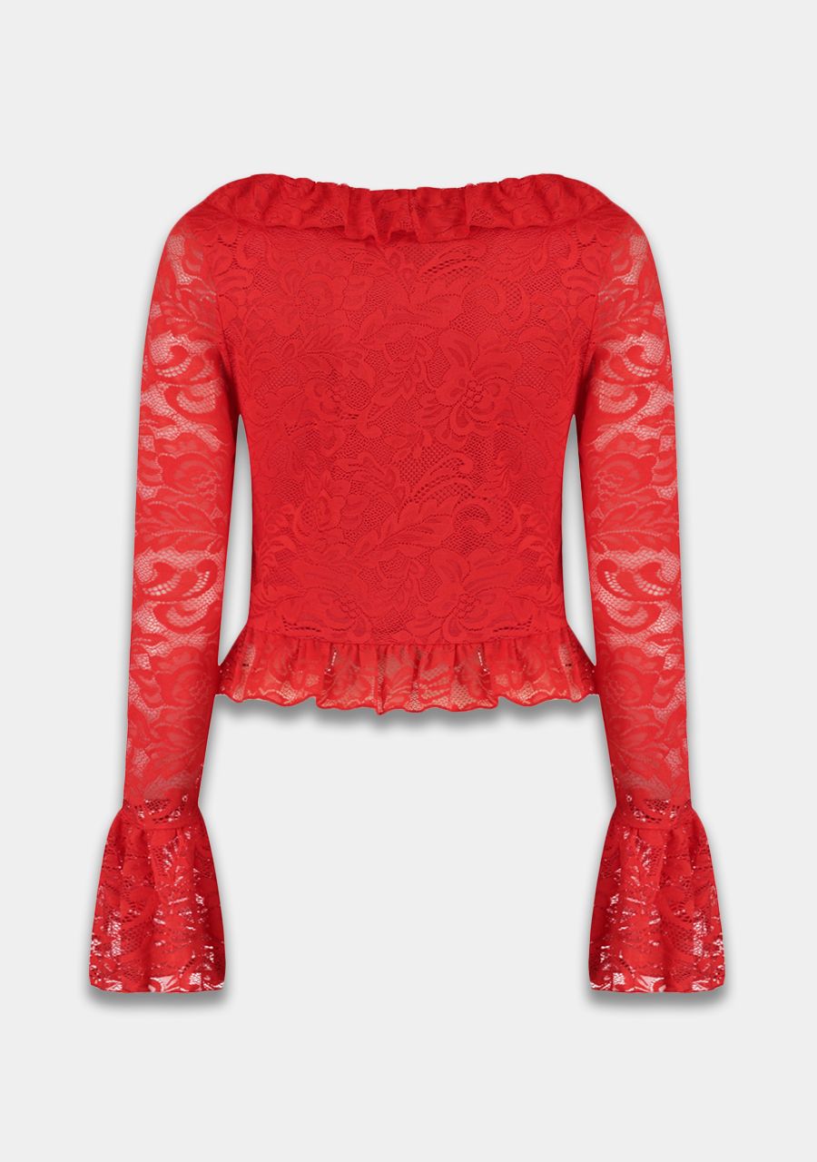Jaden Top | Poppy Red