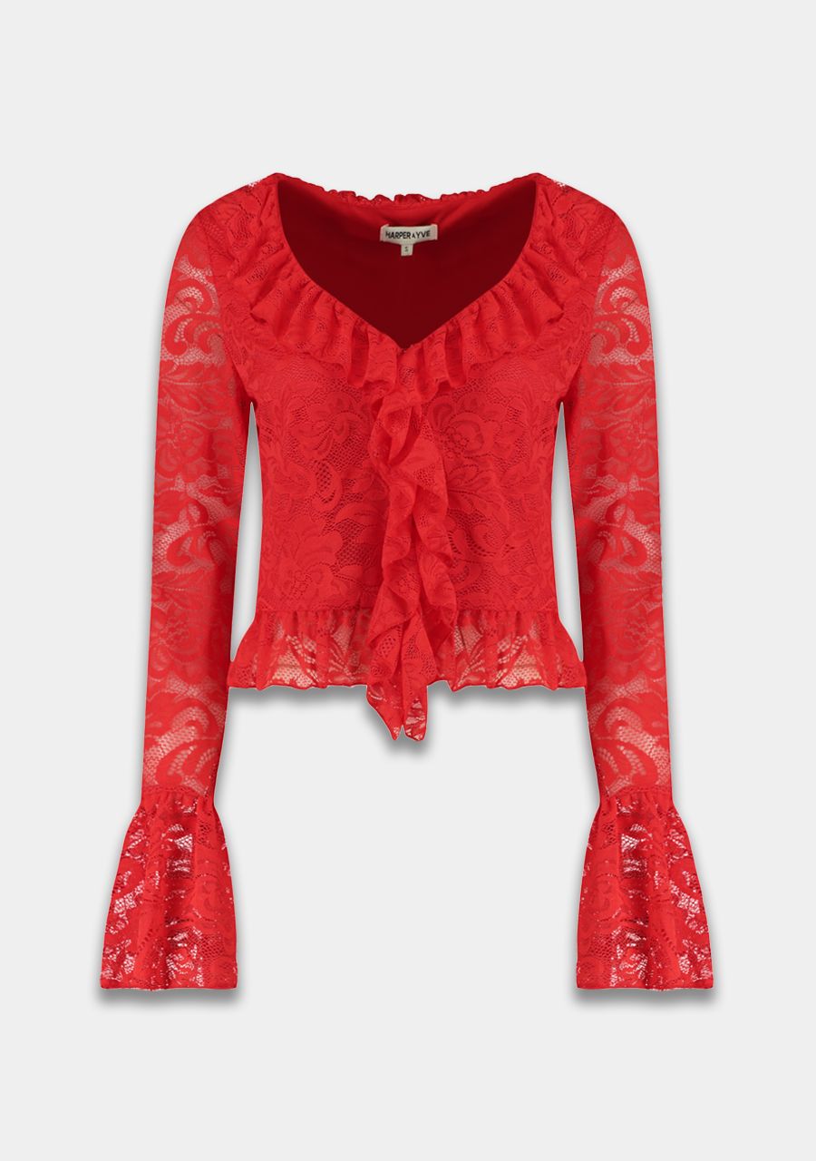Jaden Top | Poppy Red