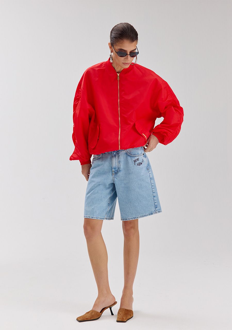 Janna Jacket | Poppy Red