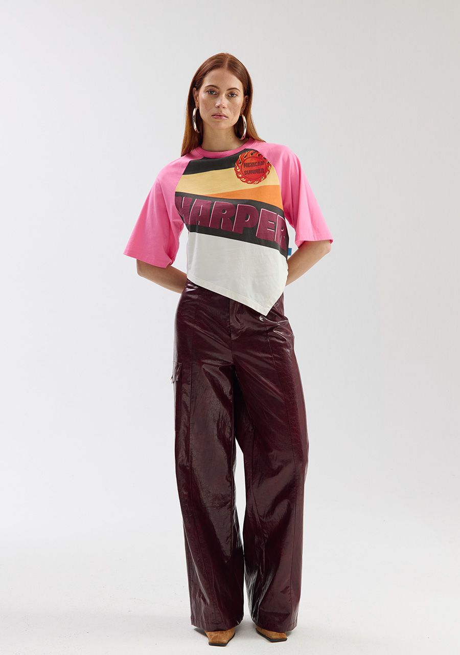 Mexican Summer tee | bright pink