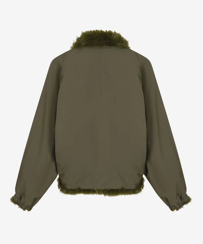Ceca reversible jacket | dark utility