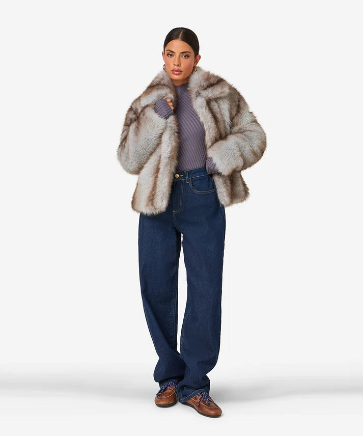 Carine jacket | misty blue