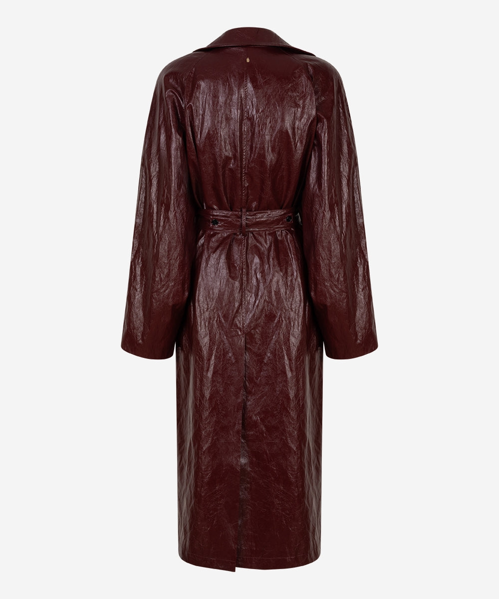 Chaim coat | burgundy