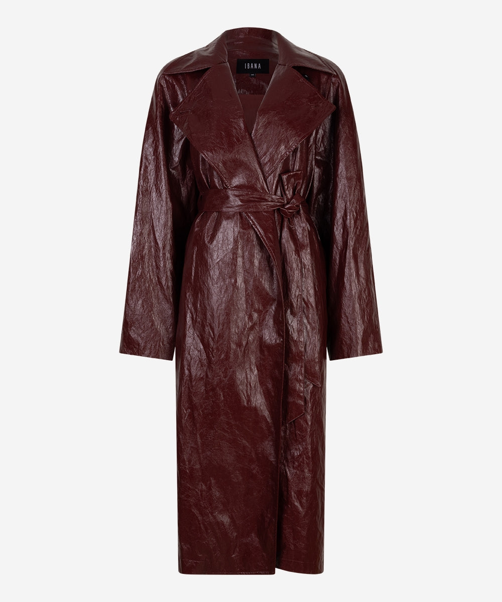 Chaim coat | burgundy