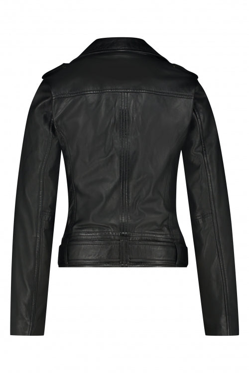 Moss leather jacket