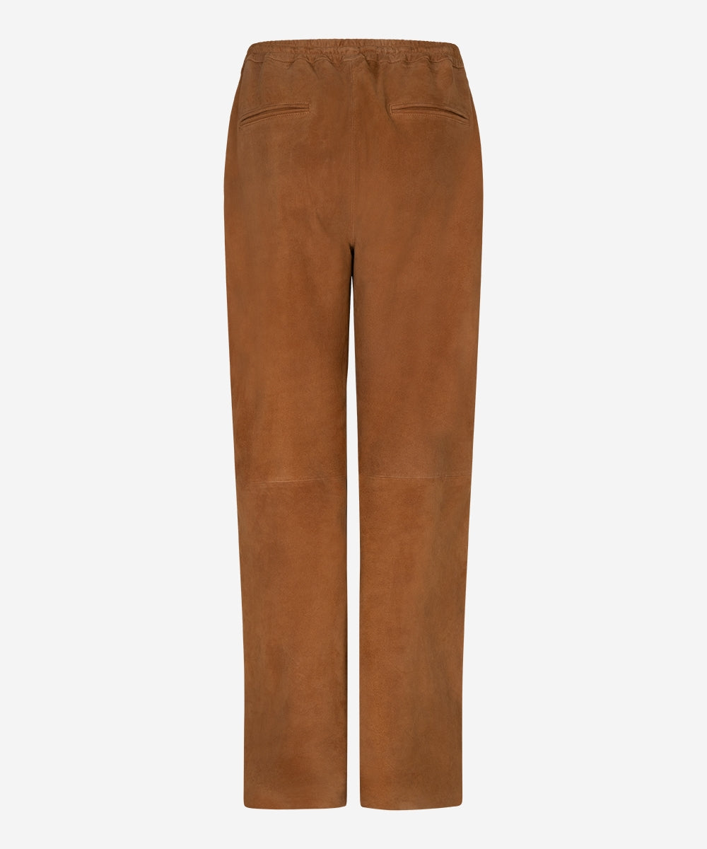 Panna suede pants | cashew brown