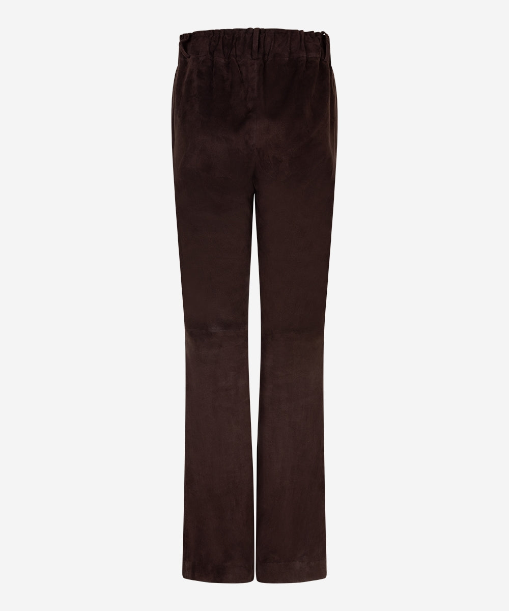 Pienna suede pants | coffee bean