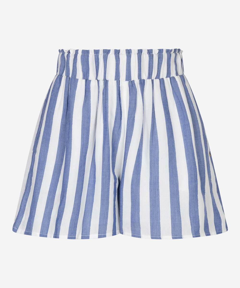 Shalita striped shorts | raya blue