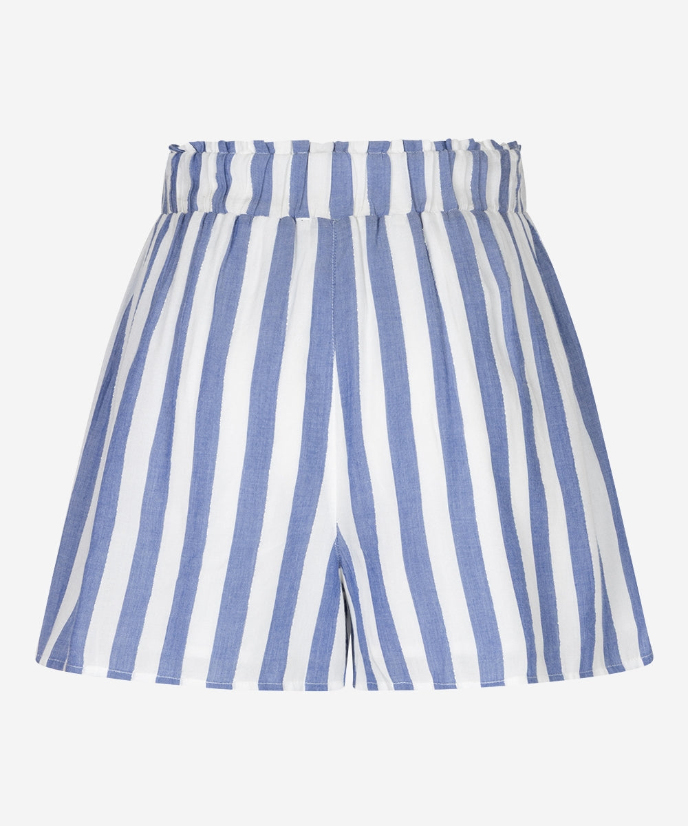 Shalita striped shorts | raya blue