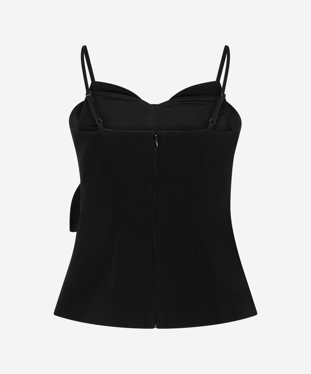Tezzy bow top | black