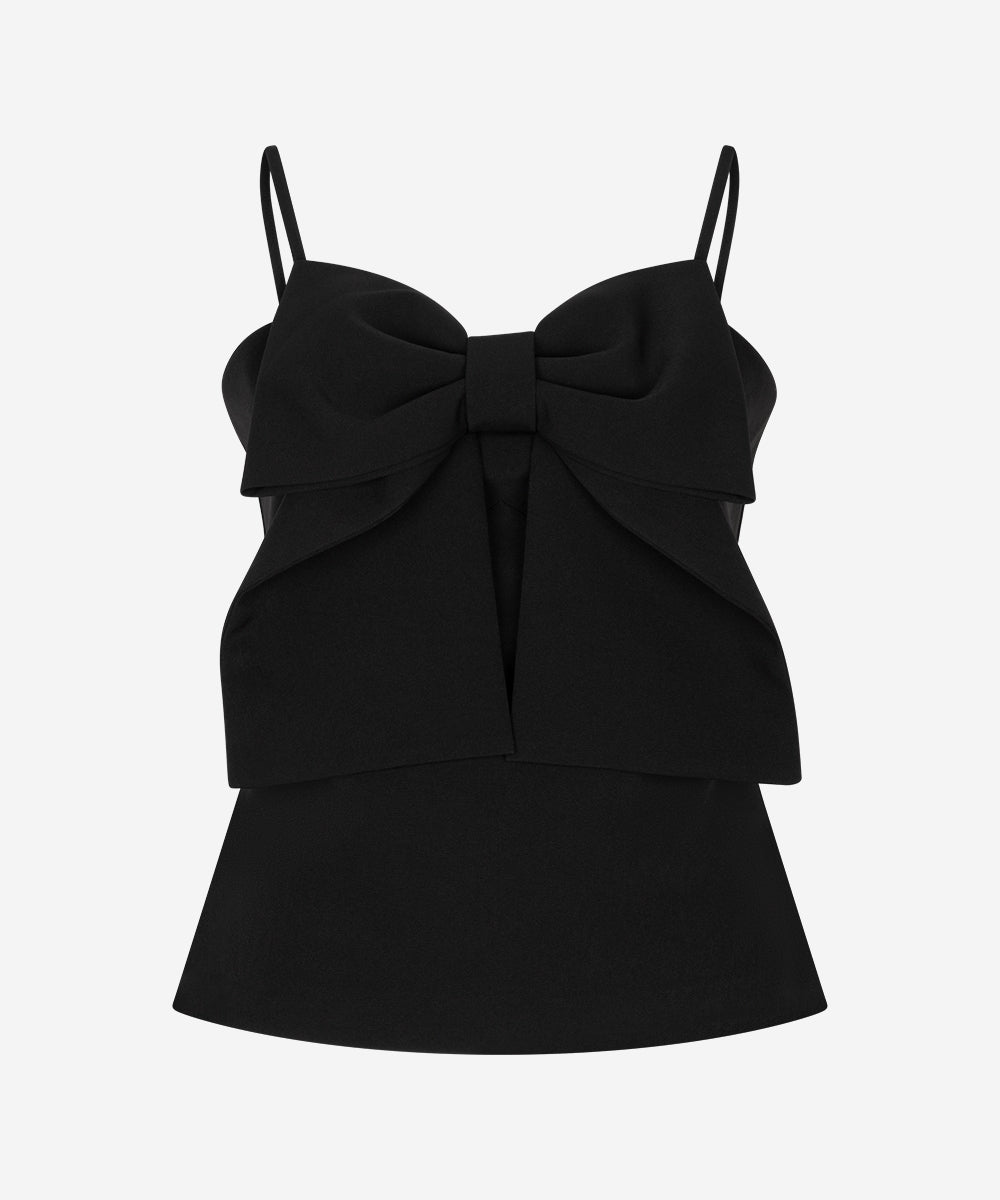 Tezzy bow top | black